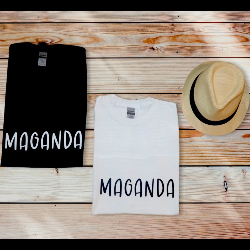 A tagalog shirt • Maganda • Gildan • black • small • black